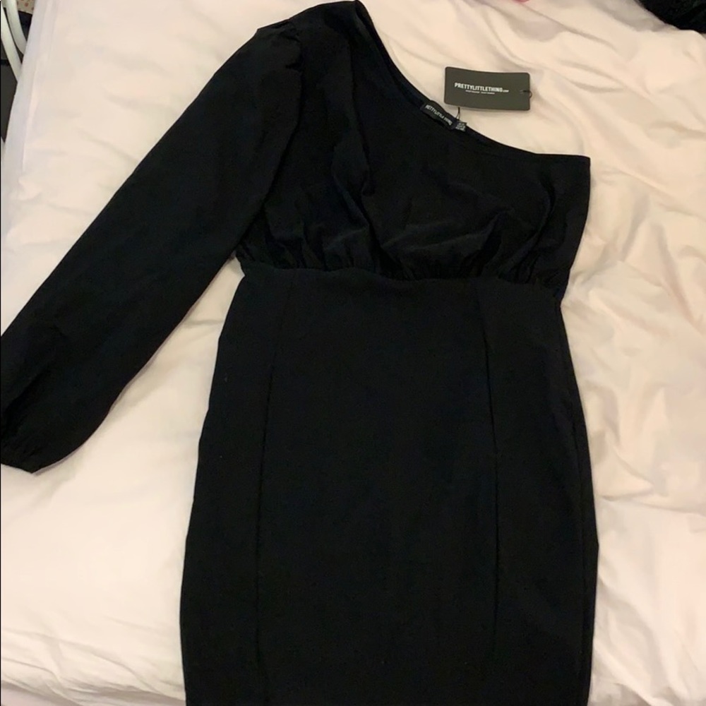 PRETTYLITTLETHING one shoulder-cocktail dress